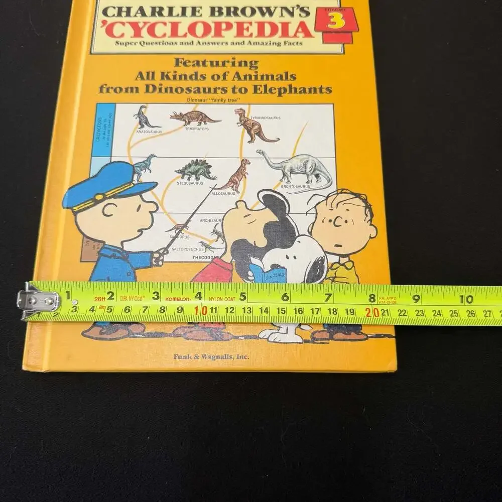 Charlie Brown's 'Cyclopedia Volume 3: All Kinds of Animals Dinosaurs-Elephants